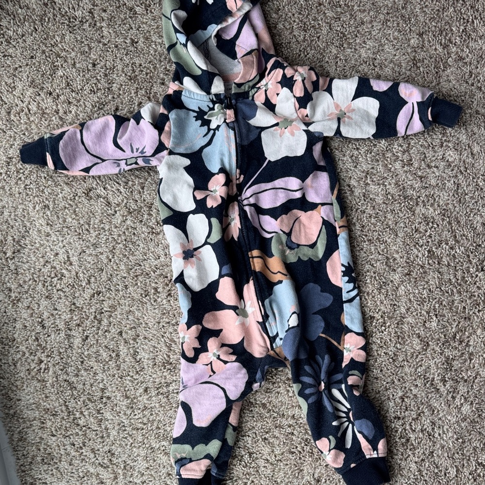 Carter’s 12m floral jumpsuit
